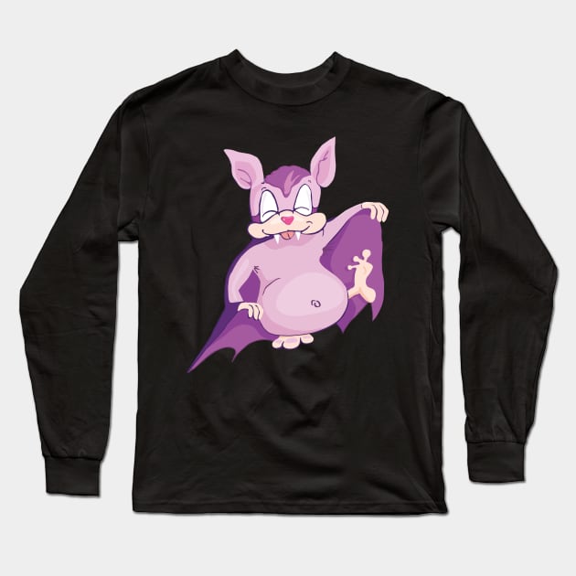 Chunky Bat and Bros Long Sleeve T-Shirt by JaanaHalme